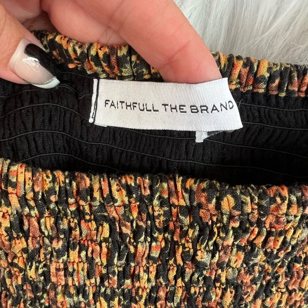 Faithfull the Brand Multicolor Smocked Fabric - Picture 4 of 8